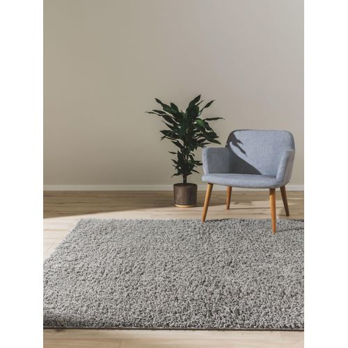 Tapis à Poils Longs Soho Gris Clair 250x300 Cm