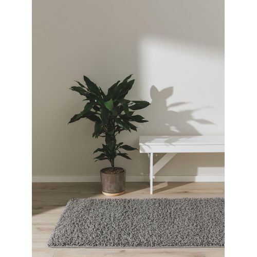 Tapis à Poils Longs Soho Gris Clair 70x200 Cm