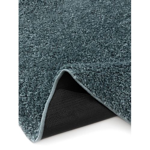 Tapis à Poils Longs Soho Bleu 160 Cm Rond