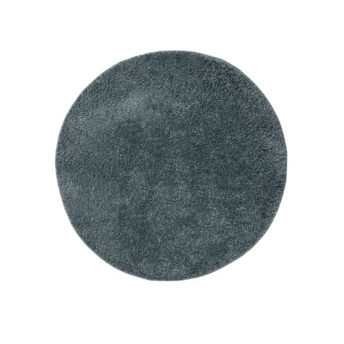 Tapis à Poils Longs Soho Bleu 160 Cm Rond