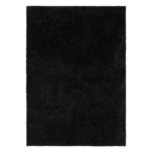 Tapis à Poils Longs Soho Noir 133x190 Cm