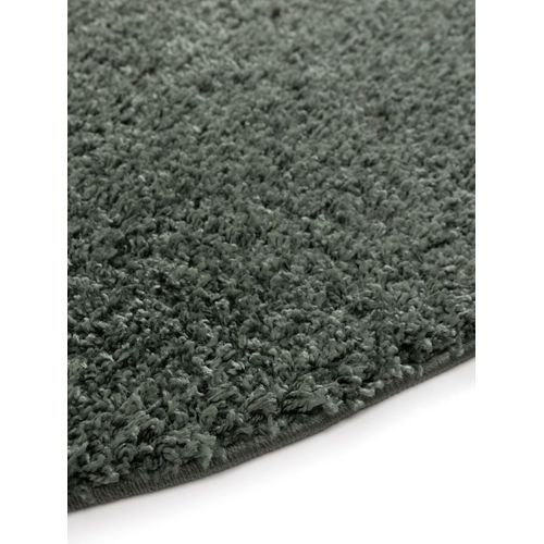 Tapis à Poils Longs Soho Vert Clair 200 Cm Rond