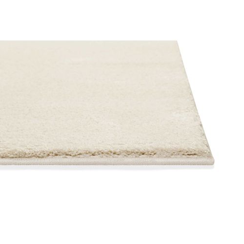Tapis De Salon 160x230 Poil Ras Blanc Crème Lotta