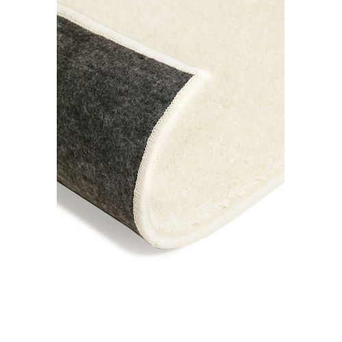 Tapis De Salon 160x230 Poil Ras Blanc Crème Lotta