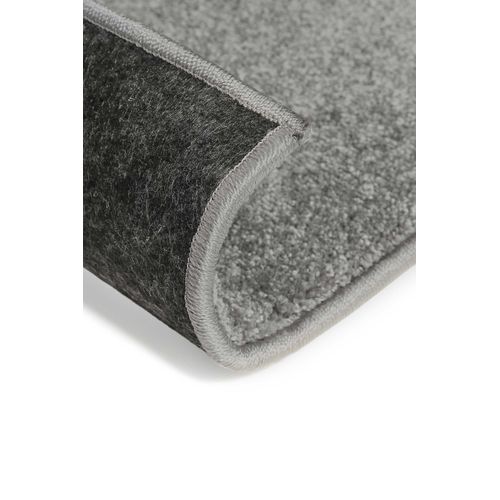 Tapis De Salon 120x170 Poil Ras Gris Chiné Lotta