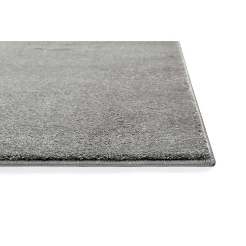 Tapis De Salon 160x230 Poil Ras Gris Chiné Lotta