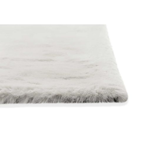 Tapis Doux 200x290 Moelleux Poils Longs Gris Clair Anna