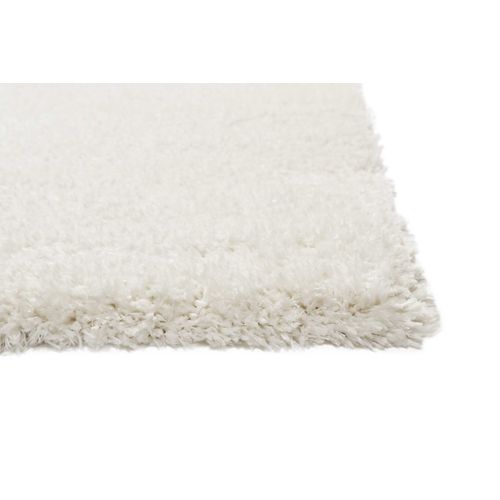 Tapis Confort 133x200 Poils Longs Mats (50 Mm) Blanc Smilla