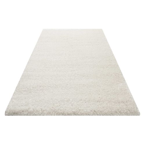 Tapis Confort 133x200 Poils Longs Mats (50 Mm) Blanc Smilla