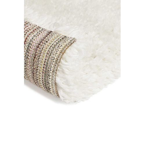 Tapis Confort 133x200 Poils Longs Mats (50 Mm) Blanc Smilla