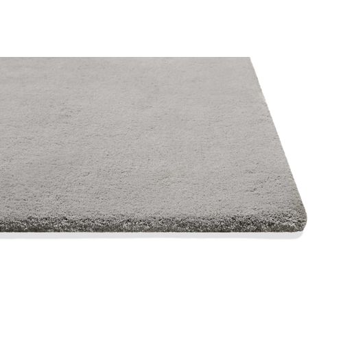 Tapis Doux 200x200 Microfibre Gris Clair Vanessa