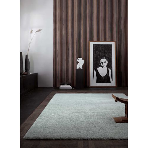 Tapis Doux 200x200 Microfibre Gris Clair Vanessa