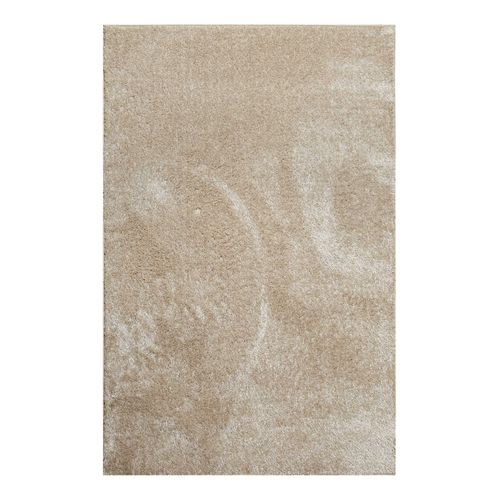 Tapis Salon 133x200 à Poils Longs Beige Sable Fanny