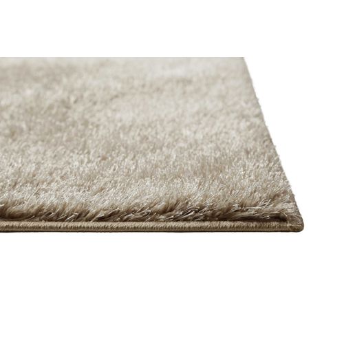 Tapis Salon 160x225 à Poils Longs Beige Sable Fanny