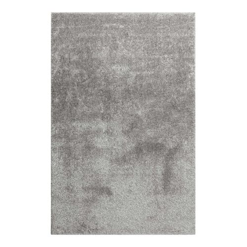 Tapis Salon 133x200 à Poils Longs Gris Fanny