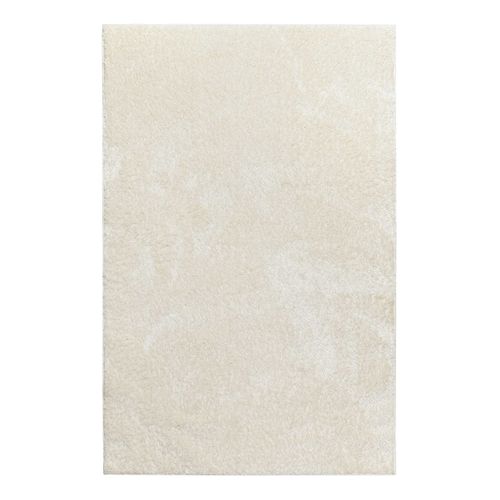 Tapis Salon 160x225 à Poils Longs Blanc Crème Fanny