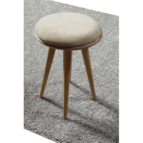 Tapis Gris 80x300 à Poils Aspect Laine Bouclettes Greta