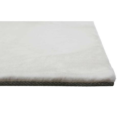 Tapis Blanc 120x170 Moelleux Poils Longs Anna