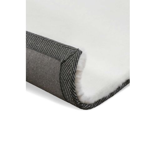 Tapis Blanc 120x170 Moelleux Poils Longs Anna