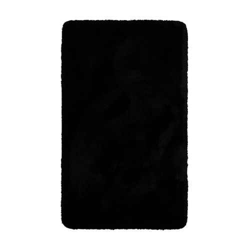 Tapis De Bain 60x100 Doux Noir Uni Joris