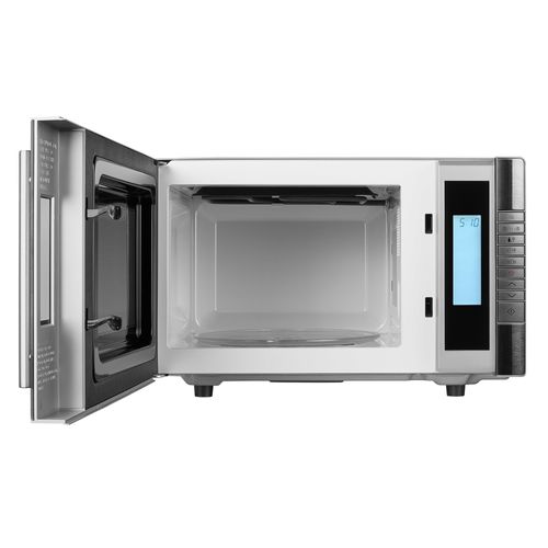 Micro-ondes Pose Libre Md 14482 S Grill 20 L 800 W Noir, Acier Inoxydable