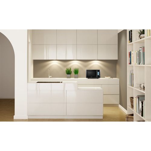 Micro-ondes Pose Libre Md 14482 S Grill 20 L 800 W Noir, Acier Inoxydable