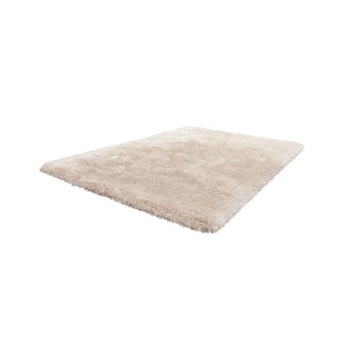 Tapis Shaggy Fait Main "cosy" Ivoire 120 X 170 Cm