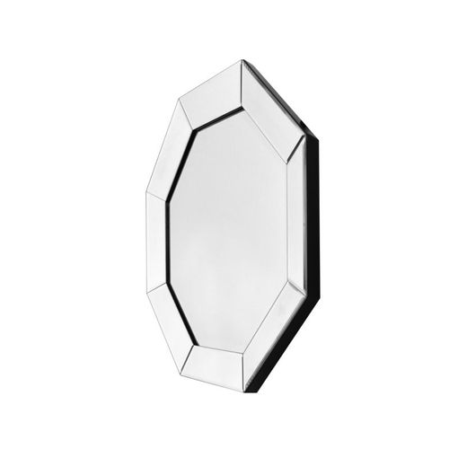 Miroir Mural Design "kronos" 60cm Argent