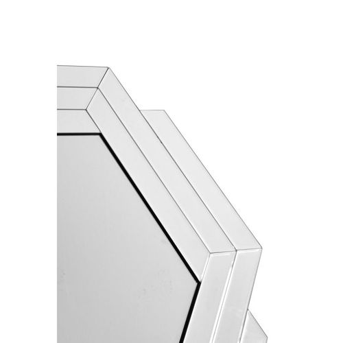 Miroir Mural Design "artemis" 85cm Argent