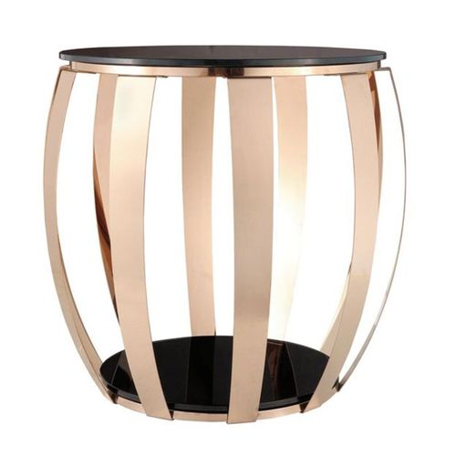 Table D'appoint Déco "pabla" 51cm Or