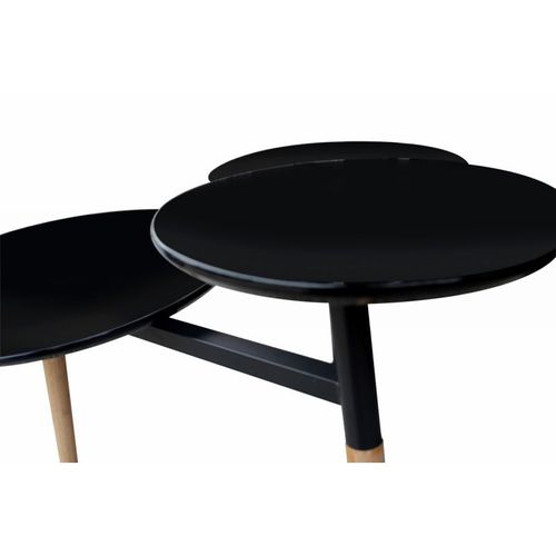 Table D'appoint Design "butler" 86cm Noir