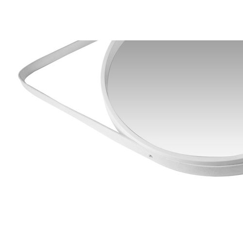Miroir Mural Rond "ultima" 49cm Blanc