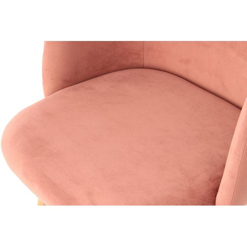Lot De 2 Chaises En Velours "celina" 84 Cm Rose