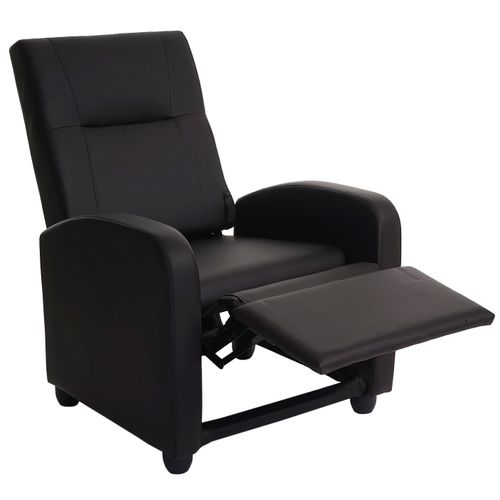 Fauteil De Télé Denver Basic, Fauteuil De Relaxation, Simili ~ Café
