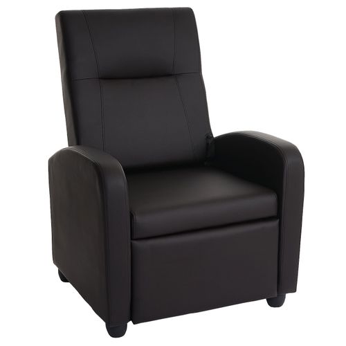 Fauteil De Télé Denver Basic, Fauteuil De Relaxation, Simili ~ Café