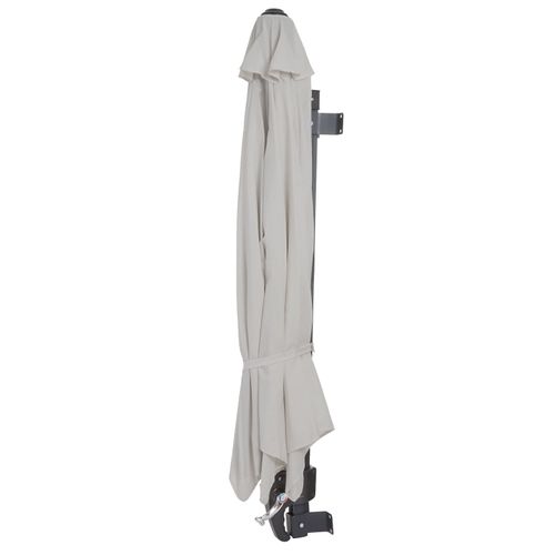 Parasol De Mur Casoria Déporté, Pour Balcon Ou Terrasse, 3m Inclinable ~ Sable