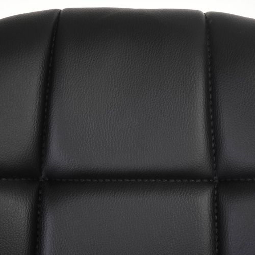 Fauteuil De Bureau Lier, Chaise Pitovante, Siège Baquet, Similicuir ~ Noir