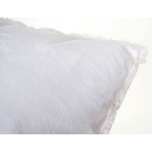 Set Couverture + Coussin De Décoration, Neige, Duveteux Avec Bourrage, Pailleté
