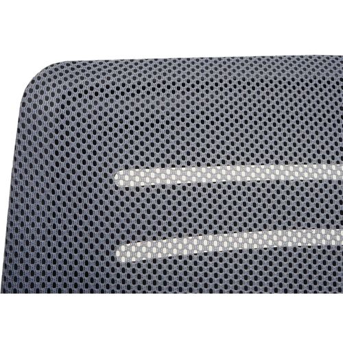 Lot De 2 Chaises De Conférence Tissu/textile Gris