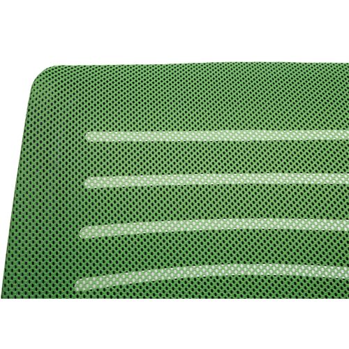 Lot De 2 Chaises De Conférence Tissu/textile Vert