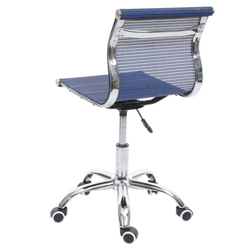Chaise De Bureau Hwc-k53 Tissu Résille/textile Bleu