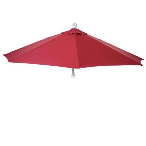 Toile De Rechange Pour Parasol Semi-circulaire Parla 270 cm Uv 50+ 3kg Bordeaux