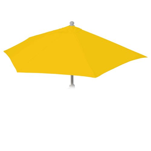Toile De Rechange Pour Parasol Semi-circulaire Parla 270 cm Uv 50+ 3kg Jaune