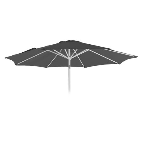 Toile De Rechange Pour Parasol N18 Ø 2,7m Tissu/textile 5kg Anthracite