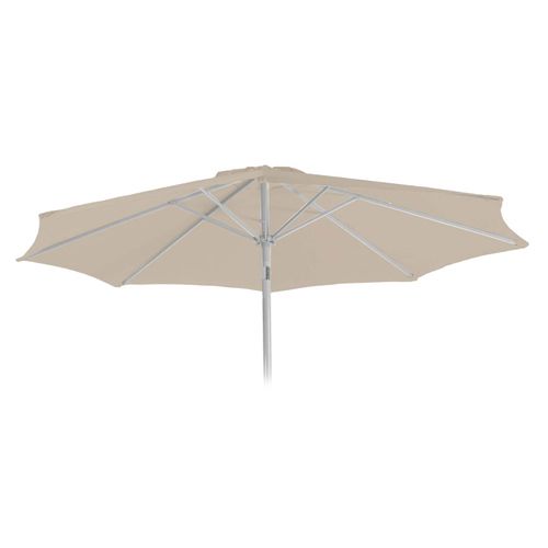 Toile De Rechange Pour Parasol N19 Ø 3m Tissu/textile 5kg Crème