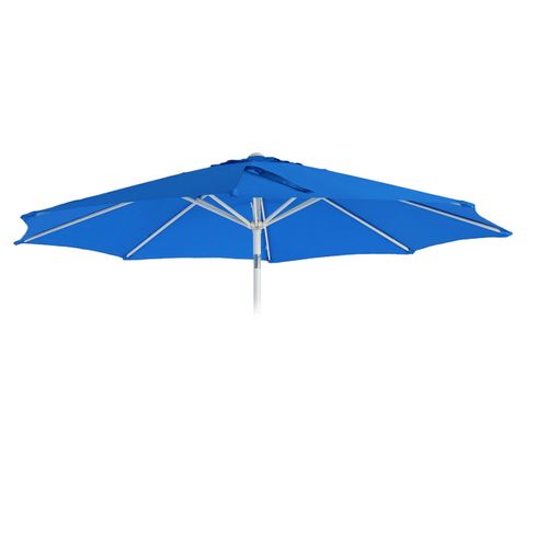 Toile De Rechange Pour Parasol N19 Ø 3m Tissu/textile 5kg Bleu