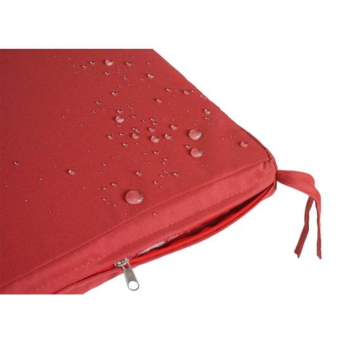 Poly-rattan Banc 3 Places Hwc-f39 Anthracite Coussin Bordeaux