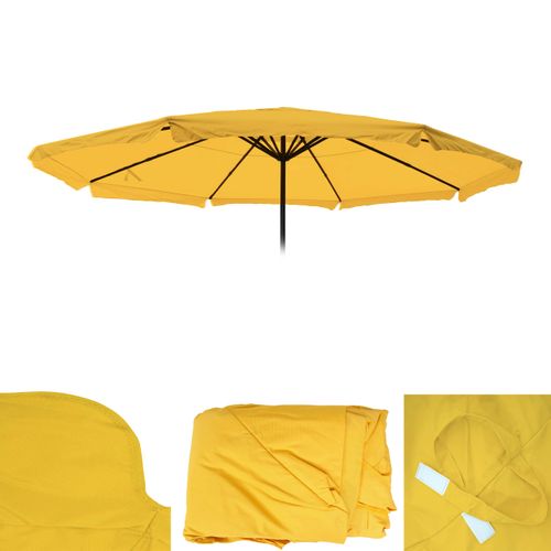 Toile De Rechange Pour Parasol Meran Pro Ø 5m Polyester Jaune