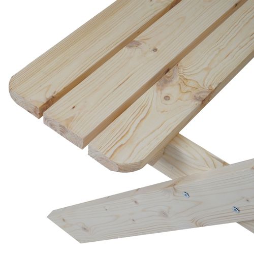 Table Et Bancs De Jardin De Bière Narvik - 148x150 cm