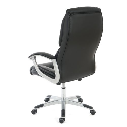 Fauteuil De Bureau Pro L42 Xxl, Charge 150kg, Similicuir ~ Noir